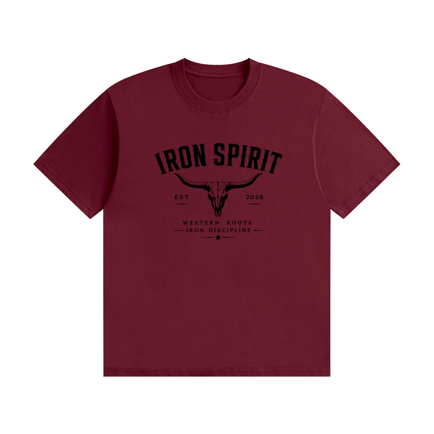 Unisex Seamless Cotton T-Shirt (Black Lettering)