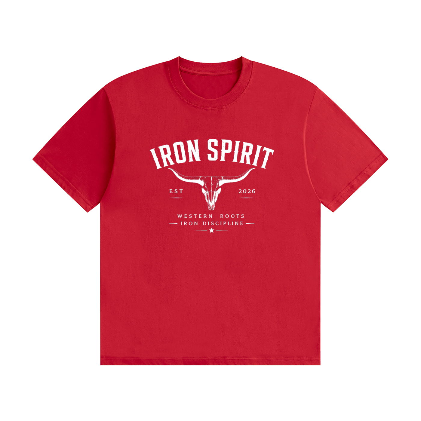 Unisex Seamless Cotton T-Shirt (White Lettering)