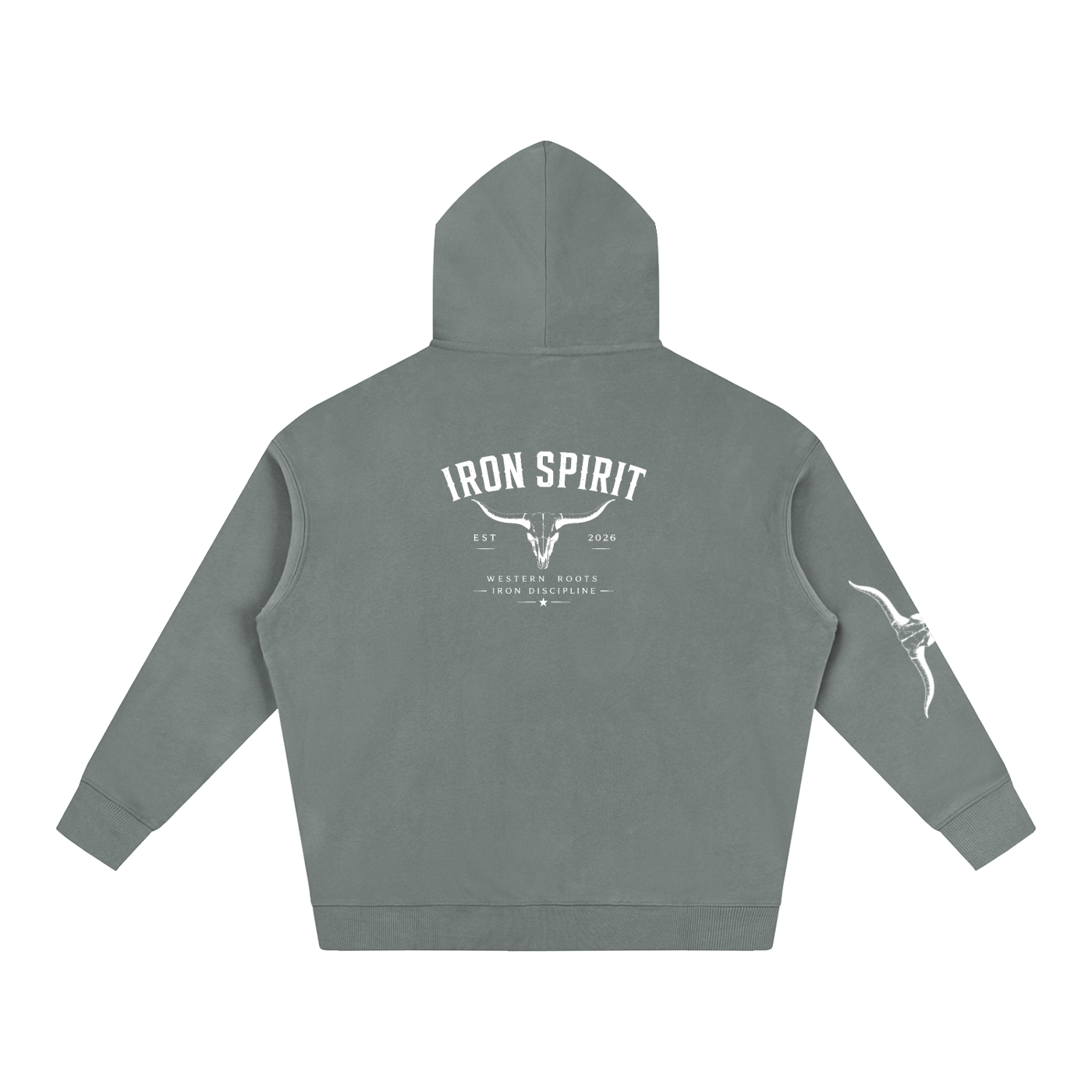 Oversize Fleeced Hoodie (Sleeve Patch)