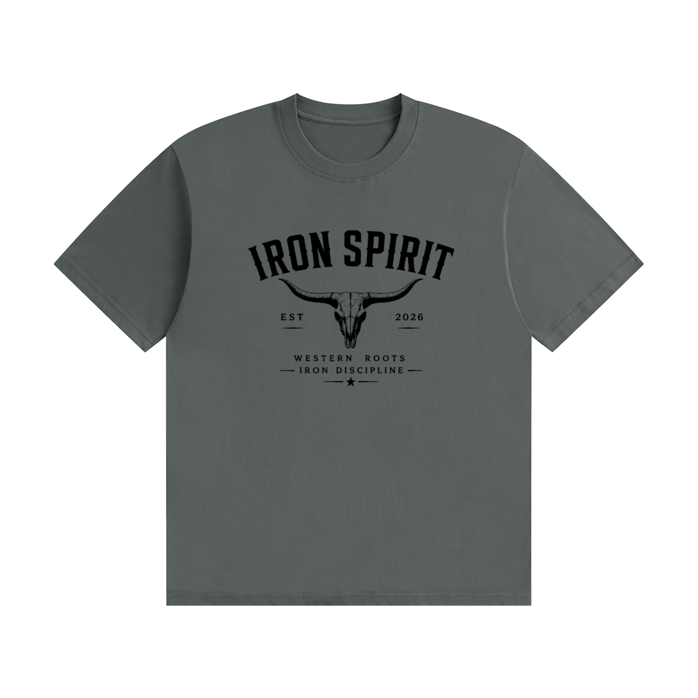 Unisex Seamless Cotton T-Shirt (Black Lettering)
