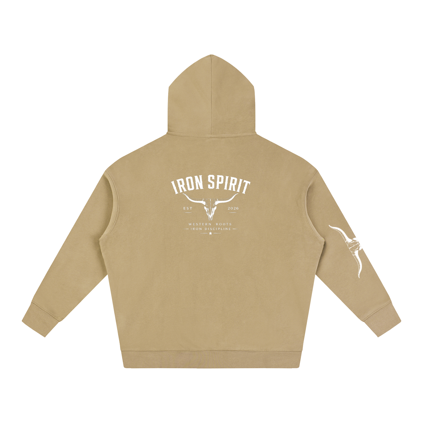Oversize Fleeced Hoodie (Sleeve Patch)