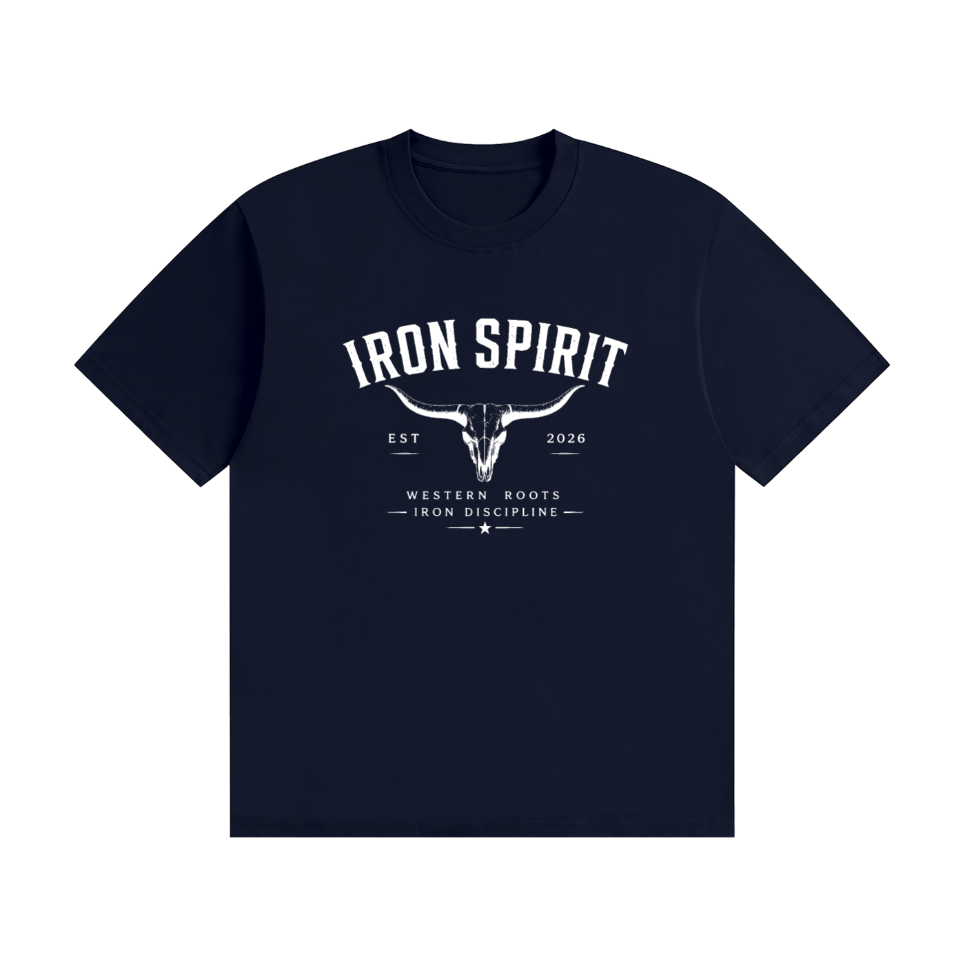 Unisex Seamless Cotton T-Shirt (White Lettering)