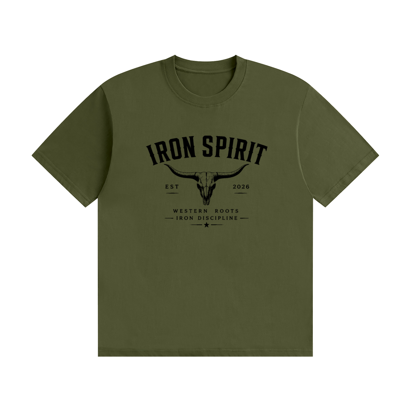 Unisex Seamless Cotton T-Shirt (Black Lettering)