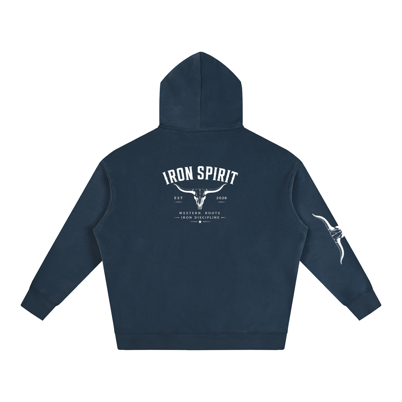 Oversize Fleeced Hoodie (Sleeve Patch)