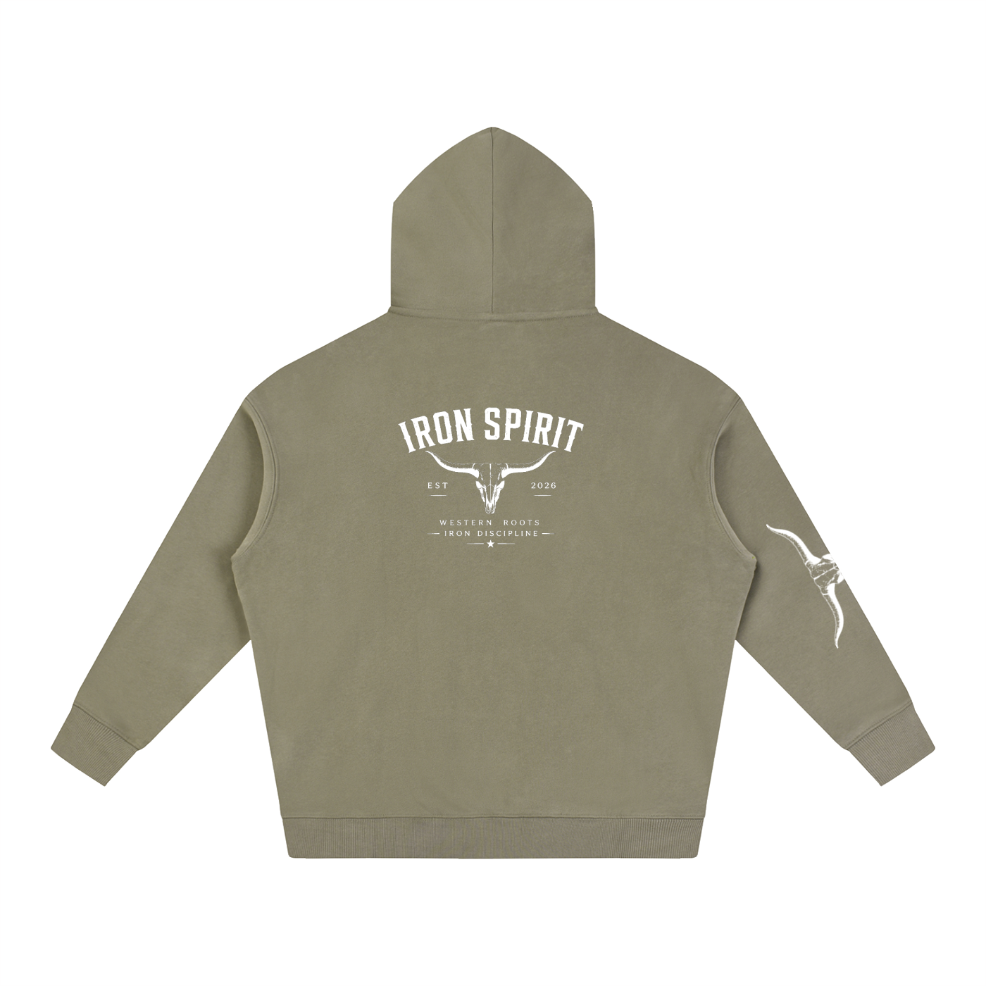 Oversize Fleeced Hoodie (Sleeve Patch)