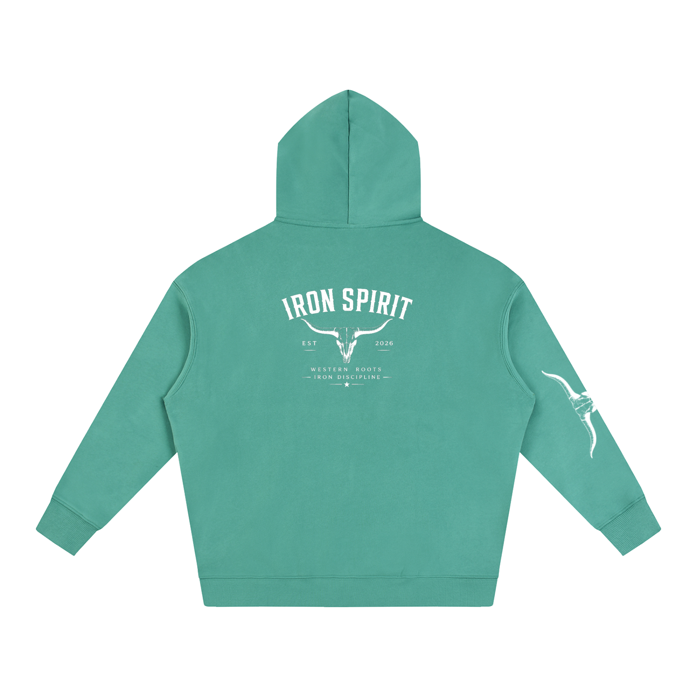 Oversize Fleeced Hoodie (Sleeve Patch)