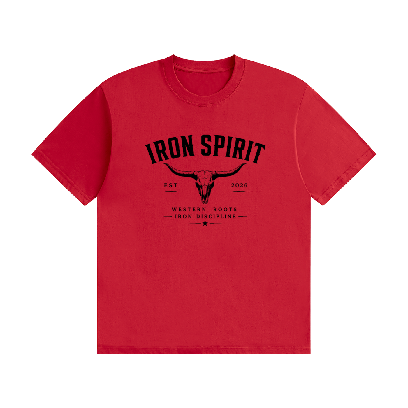 Unisex Seamless Cotton T-Shirt (Black Lettering)