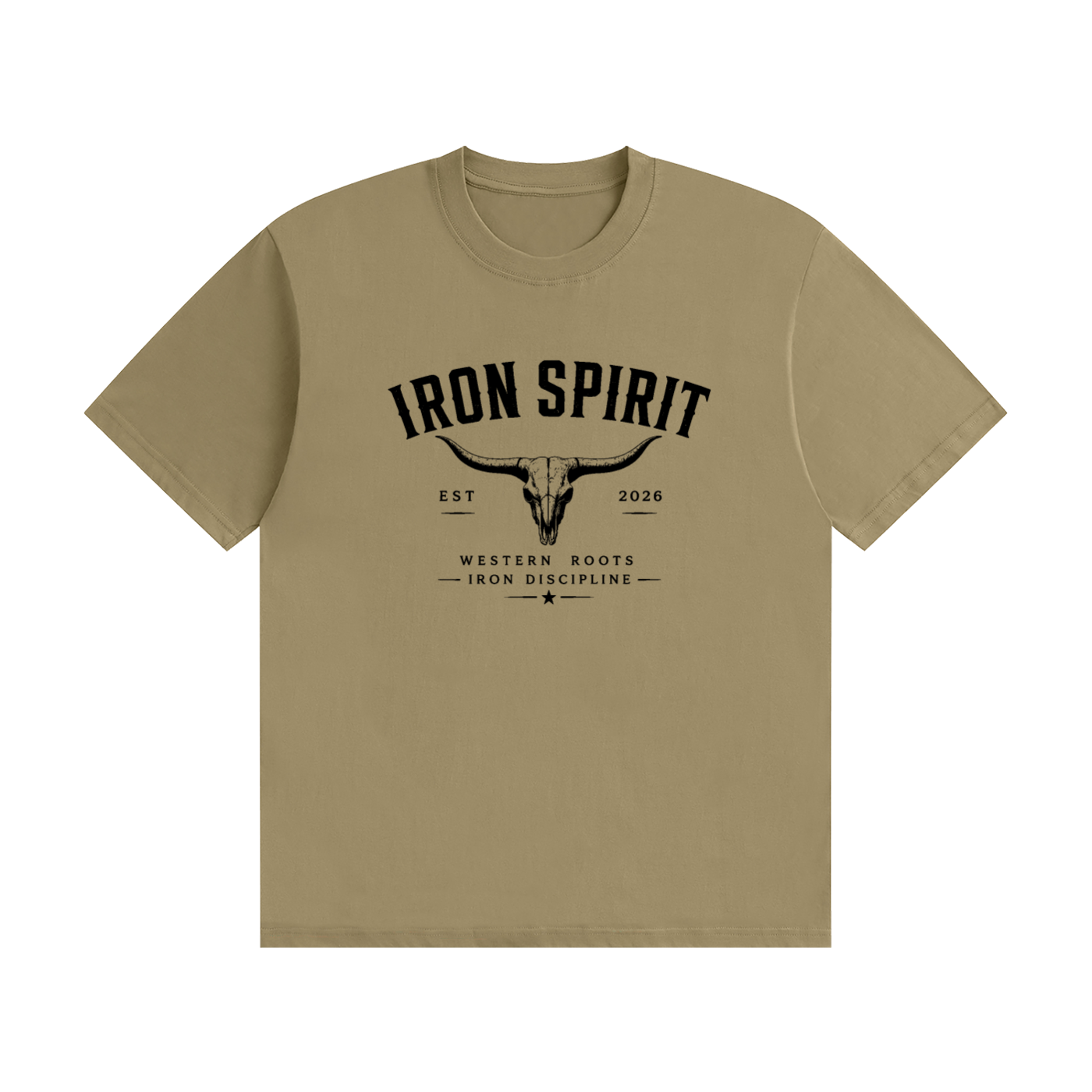 Unisex Seamless Cotton T-Shirt (Black Lettering)