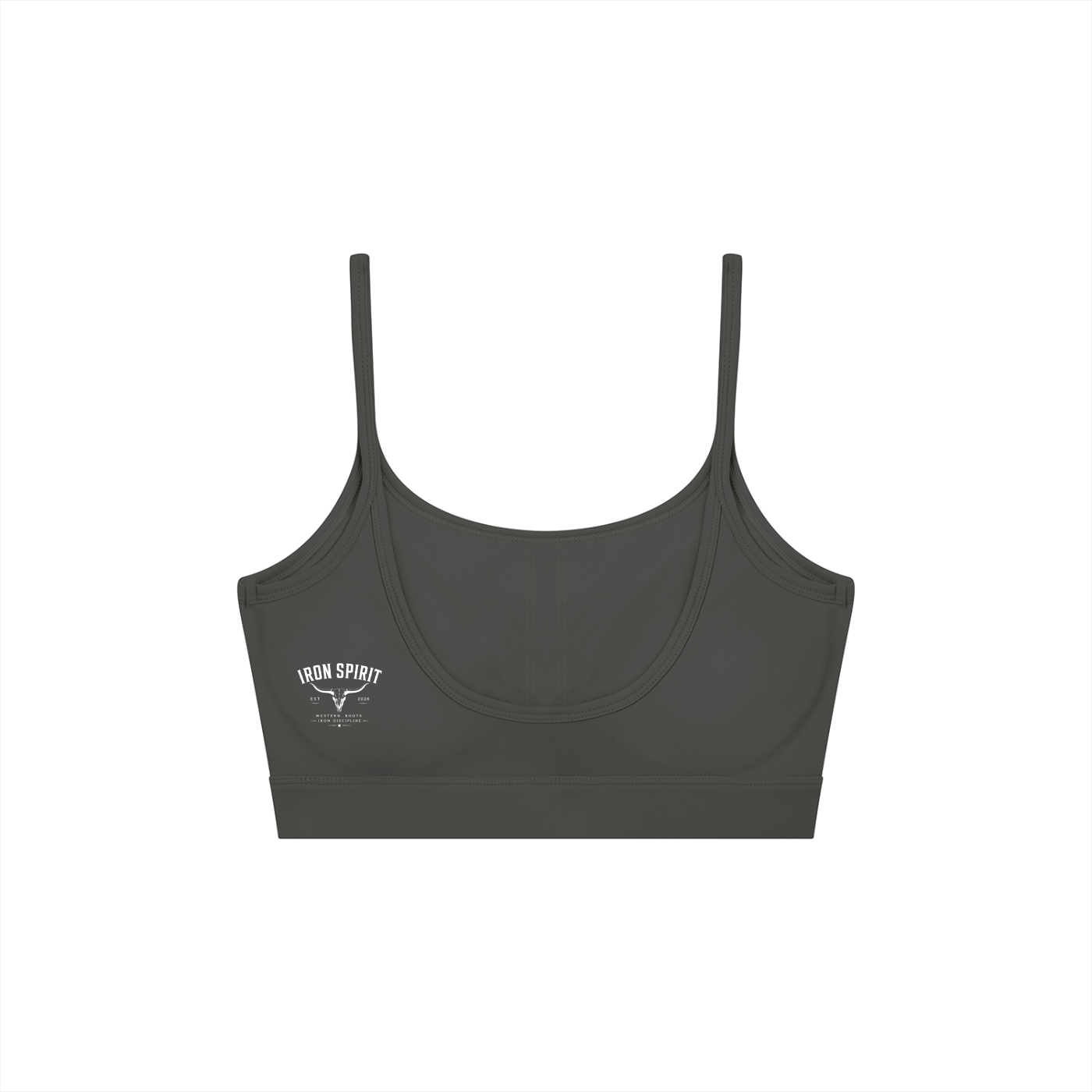 Women's Solid U-Neck Sports Bra