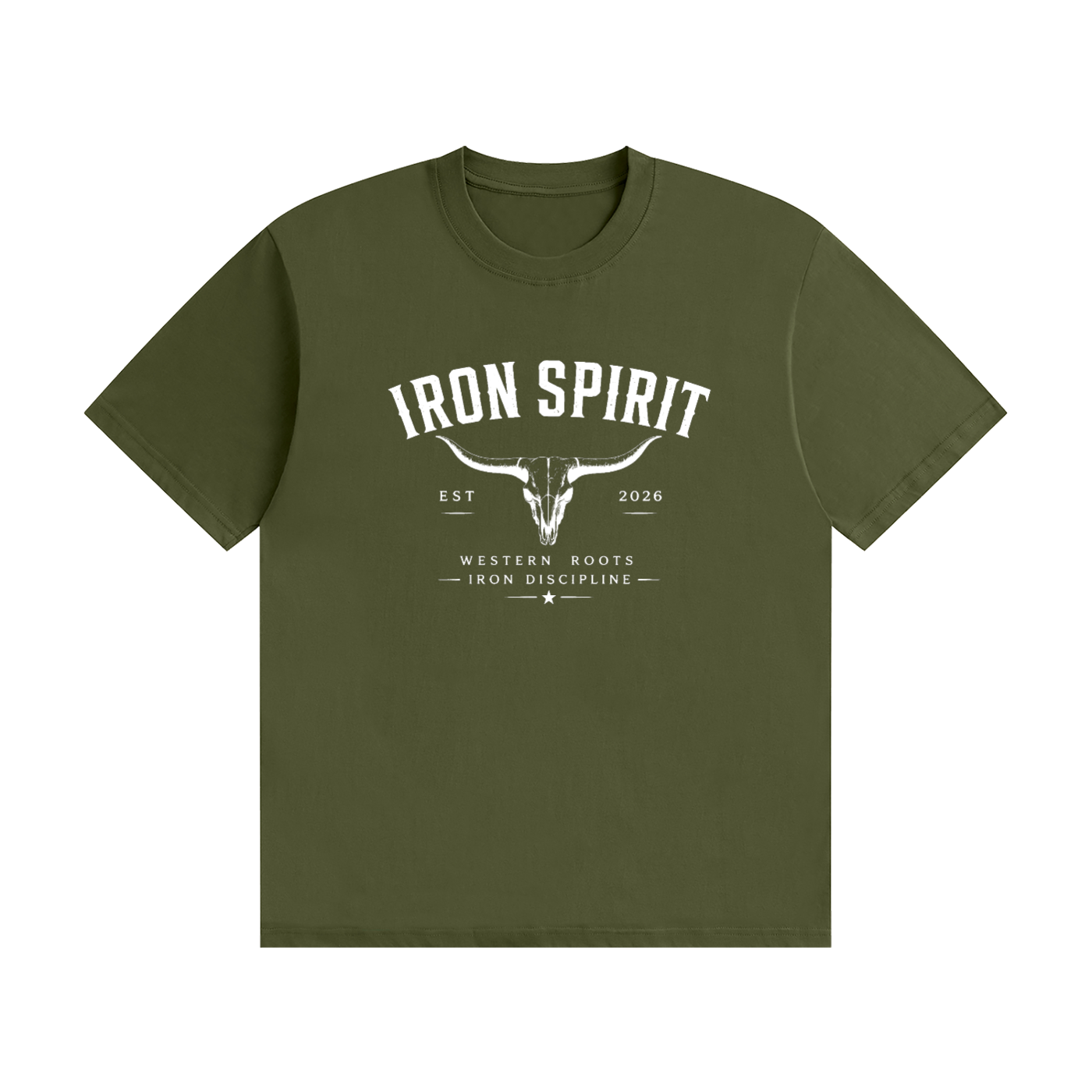 Unisex Seamless Cotton T-Shirt (White Lettering)