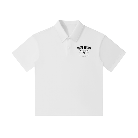 Drop Shoulder Short-Sleeve Polo