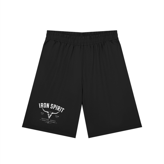 Men’s Solid Elastic Waist Shorts