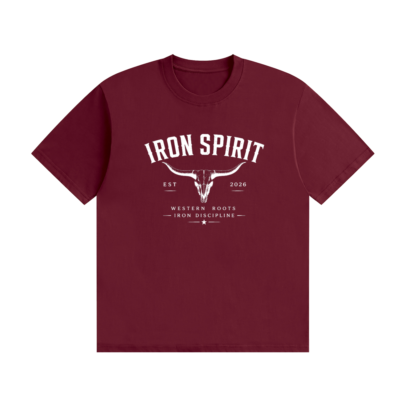 Unisex Seamless Cotton T-Shirt (White Lettering)