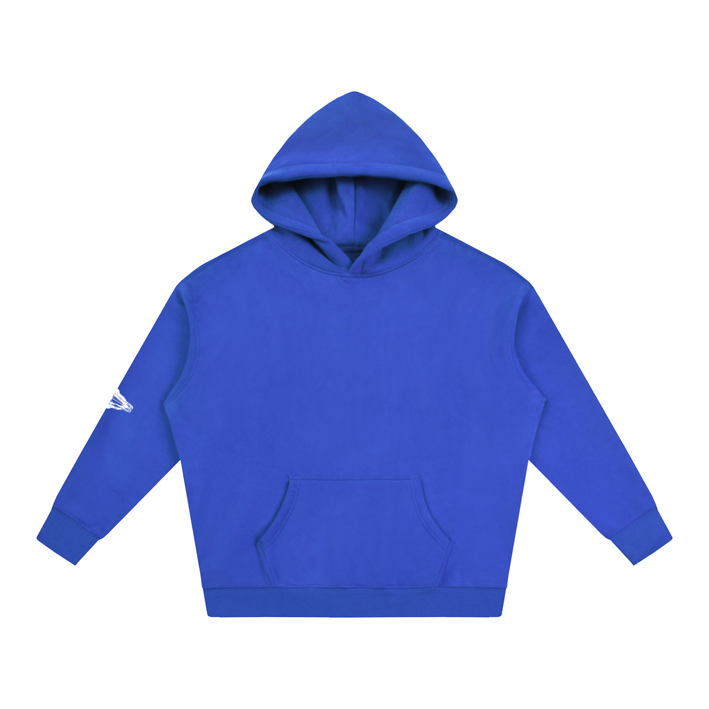 Oversize Fleeced Hoodie (Sleeve Patch)