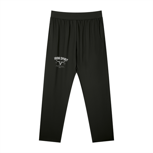 Men's Straight Leg Elastic Waist Pants