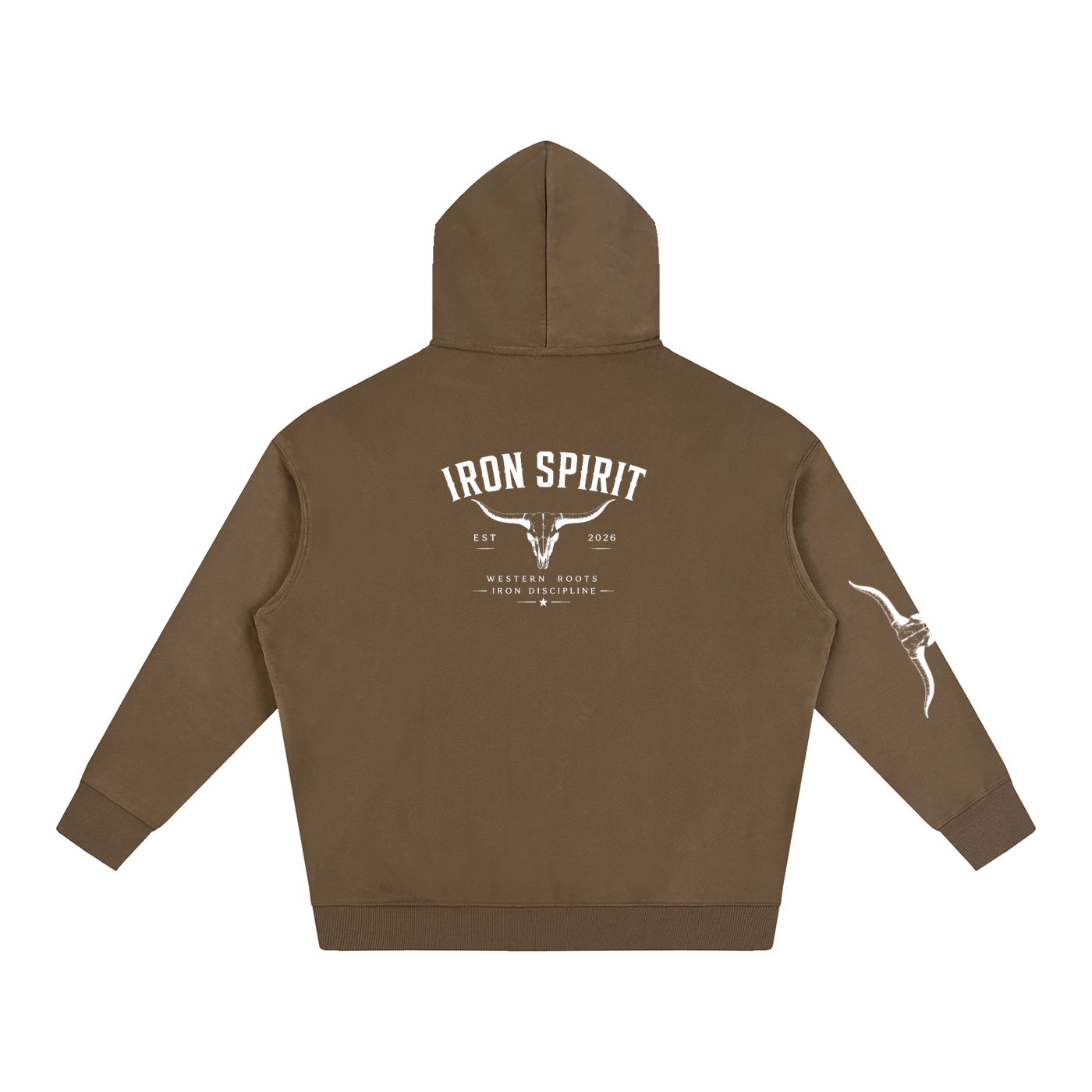 Oversize Fleeced Hoodie (Sleeve Patch)