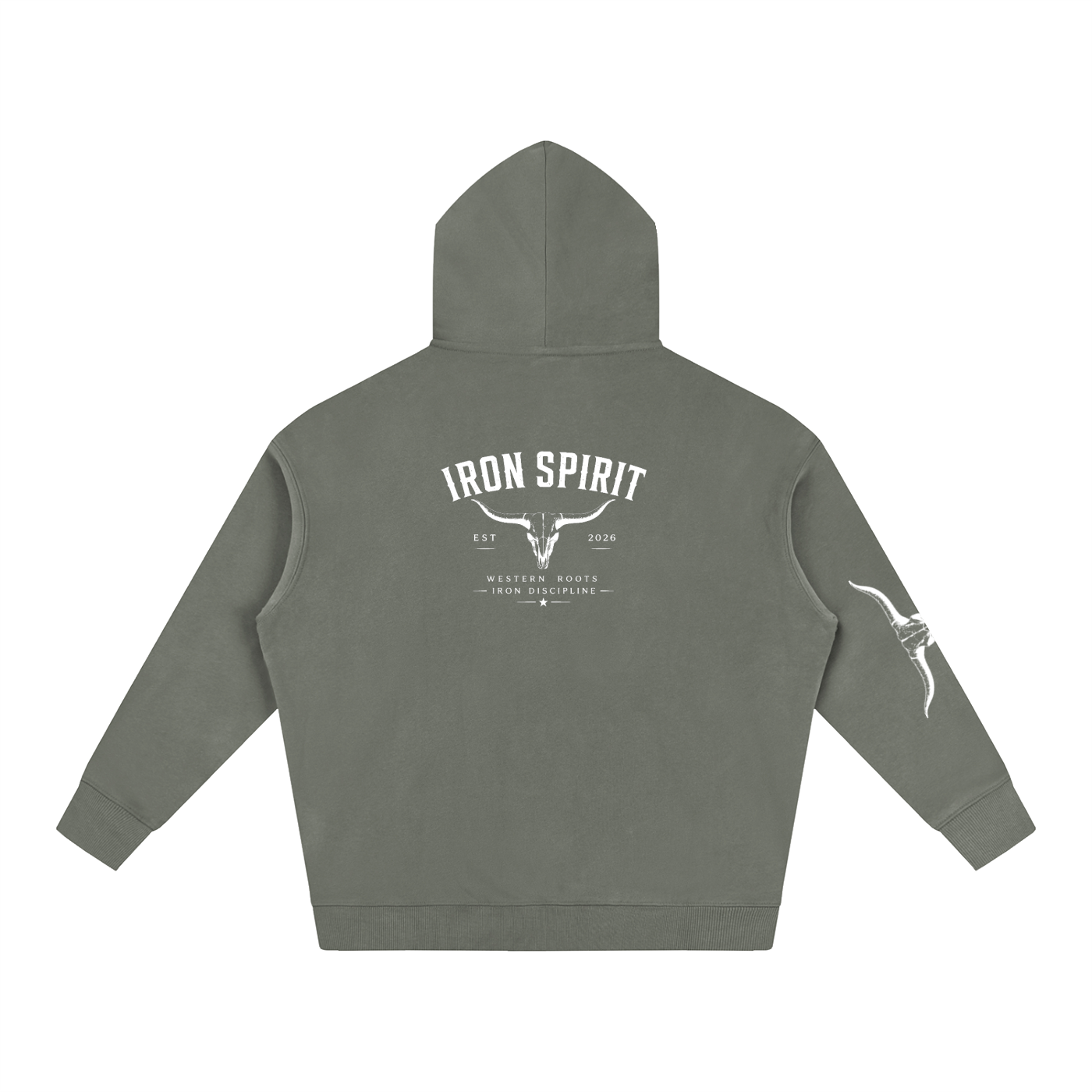 Oversize Fleeced Hoodie (Sleeve Patch)