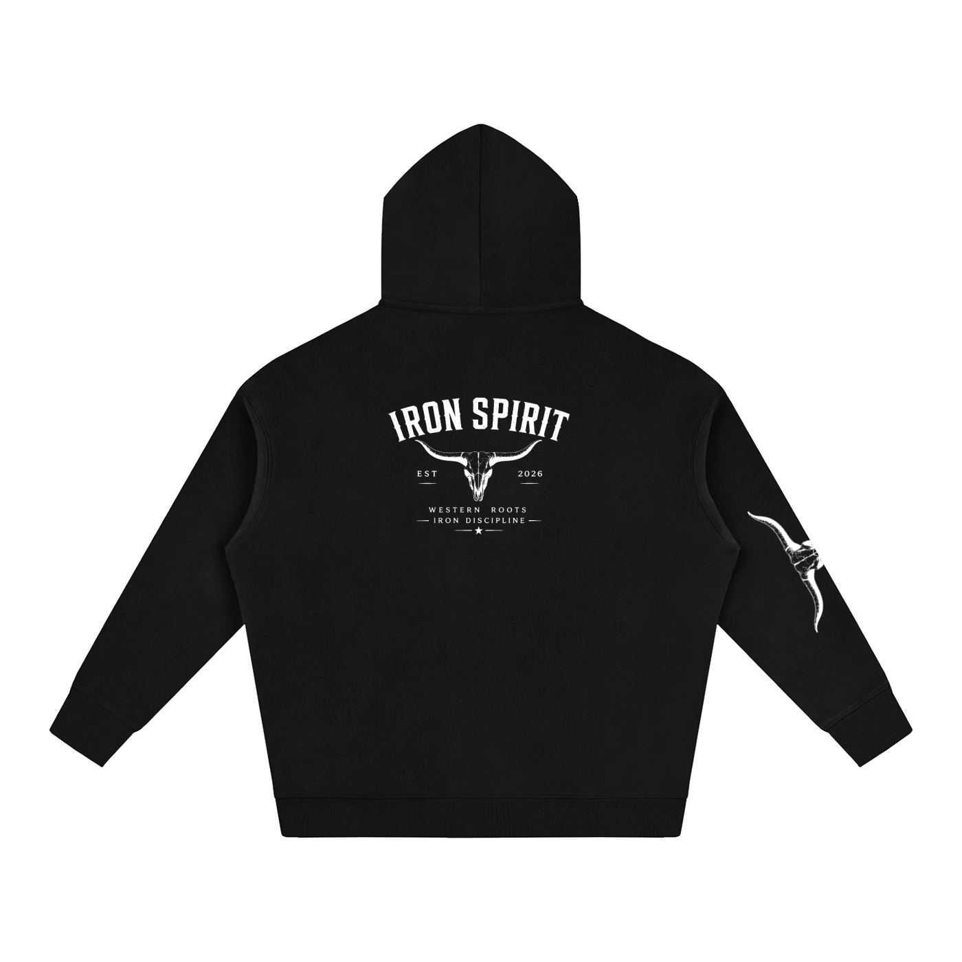 Oversize Fleeced Hoodie (Sleeve Patch)