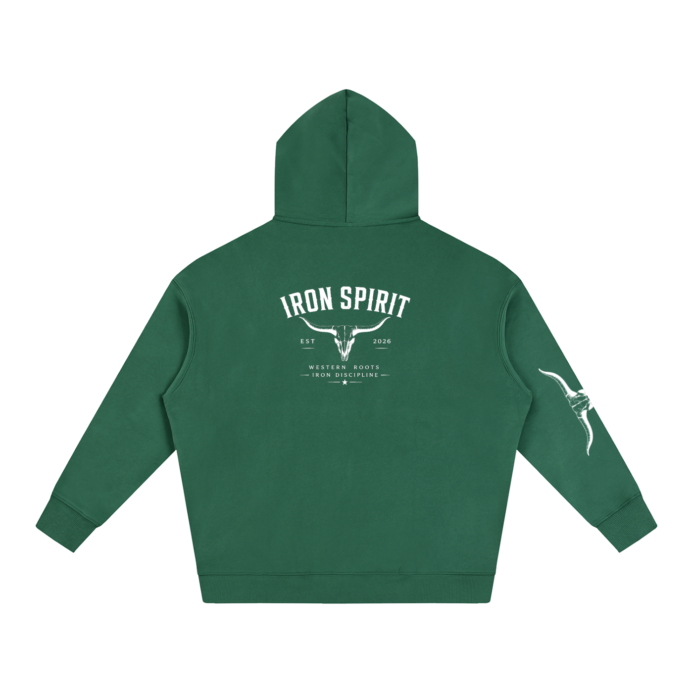 Oversize Fleeced Hoodie (Sleeve Patch)
