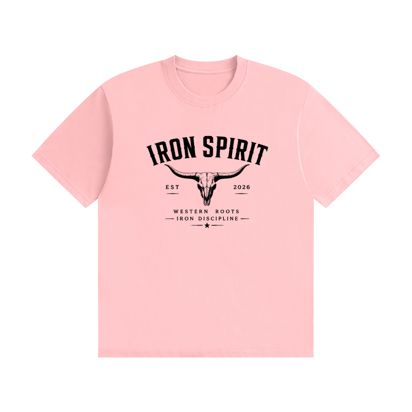 Unisex Seamless Cotton T-Shirt (Black Lettering)