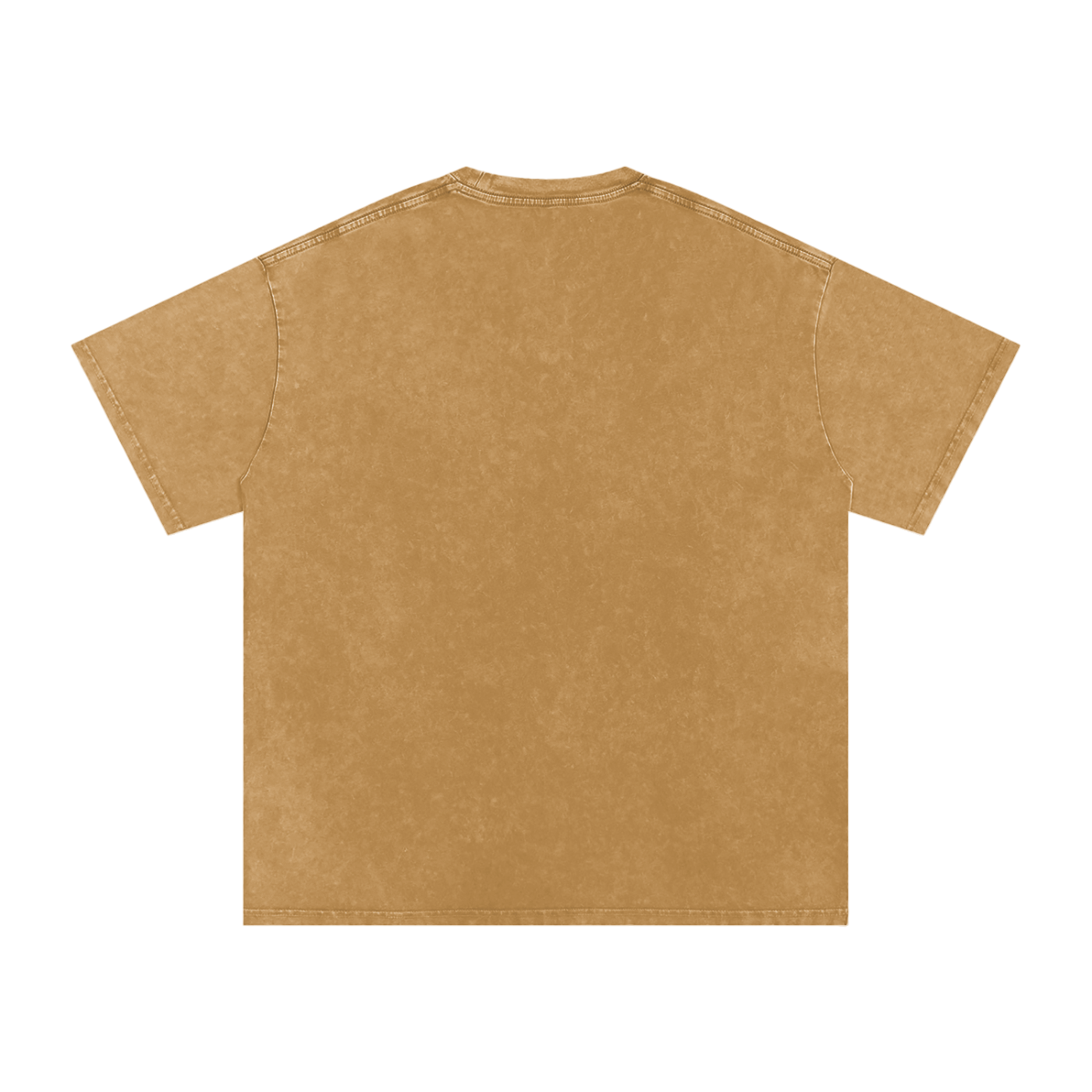 Snow Washed Oversized Cotton T-Shirt (White Lettering)