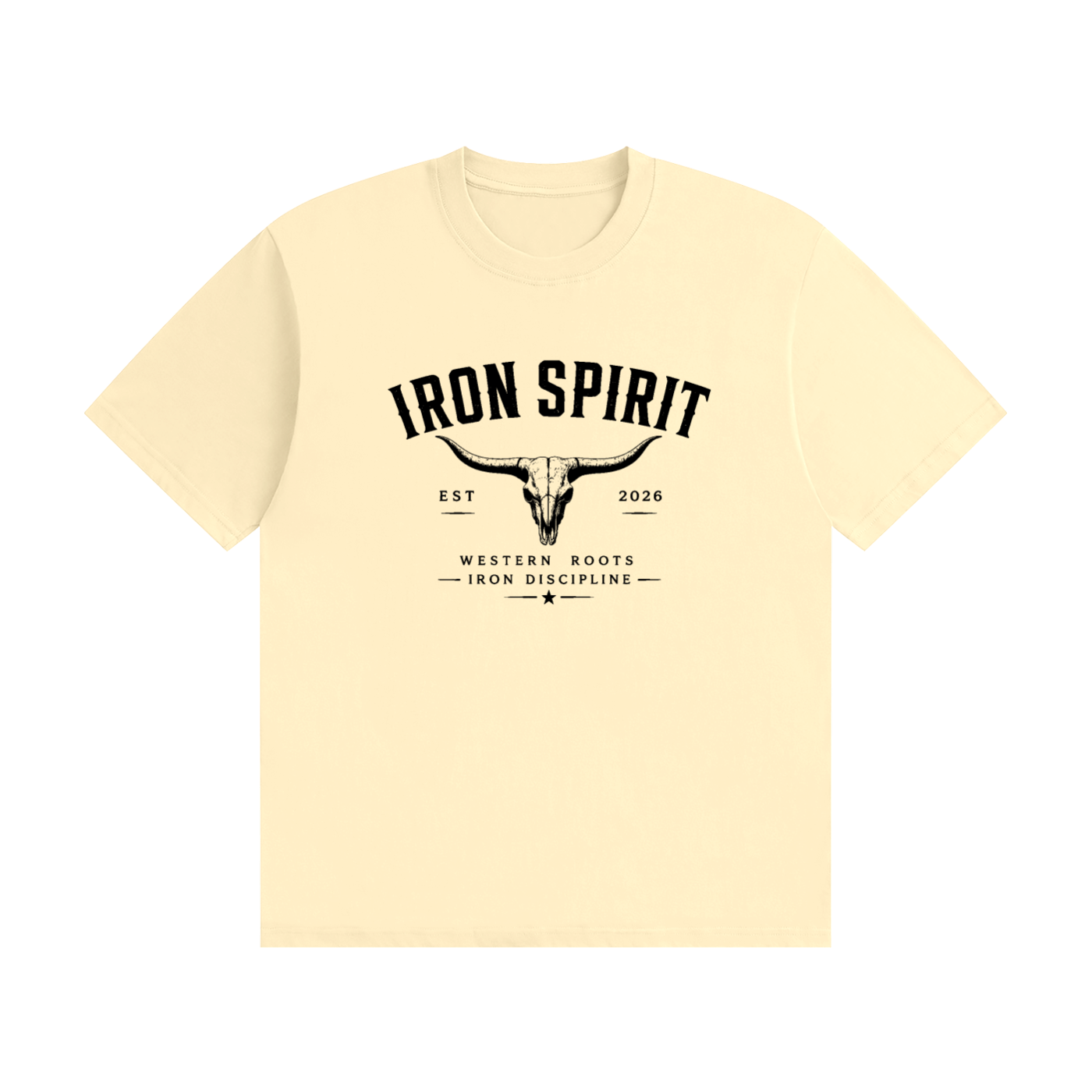 Unisex Seamless Cotton T-Shirt (Black Lettering)