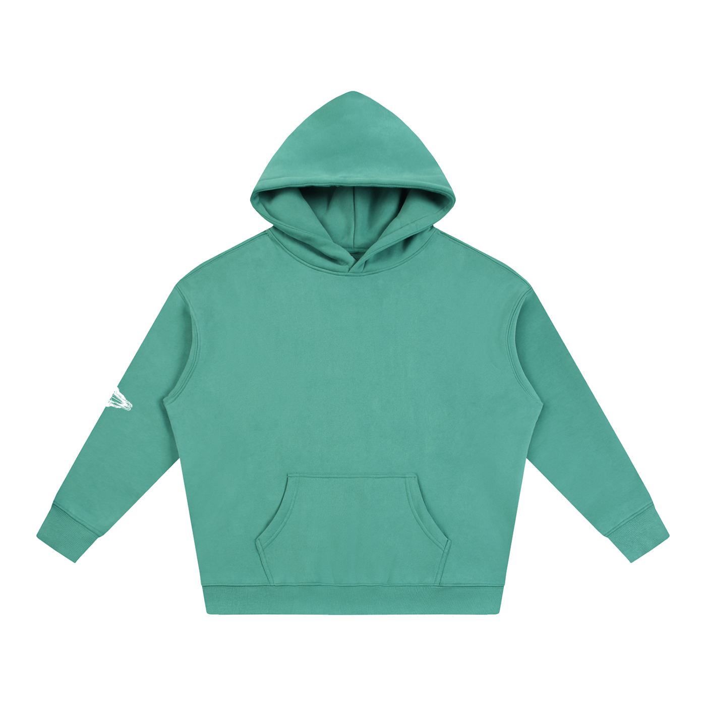 Oversize Fleeced Hoodie (Sleeve Patch)