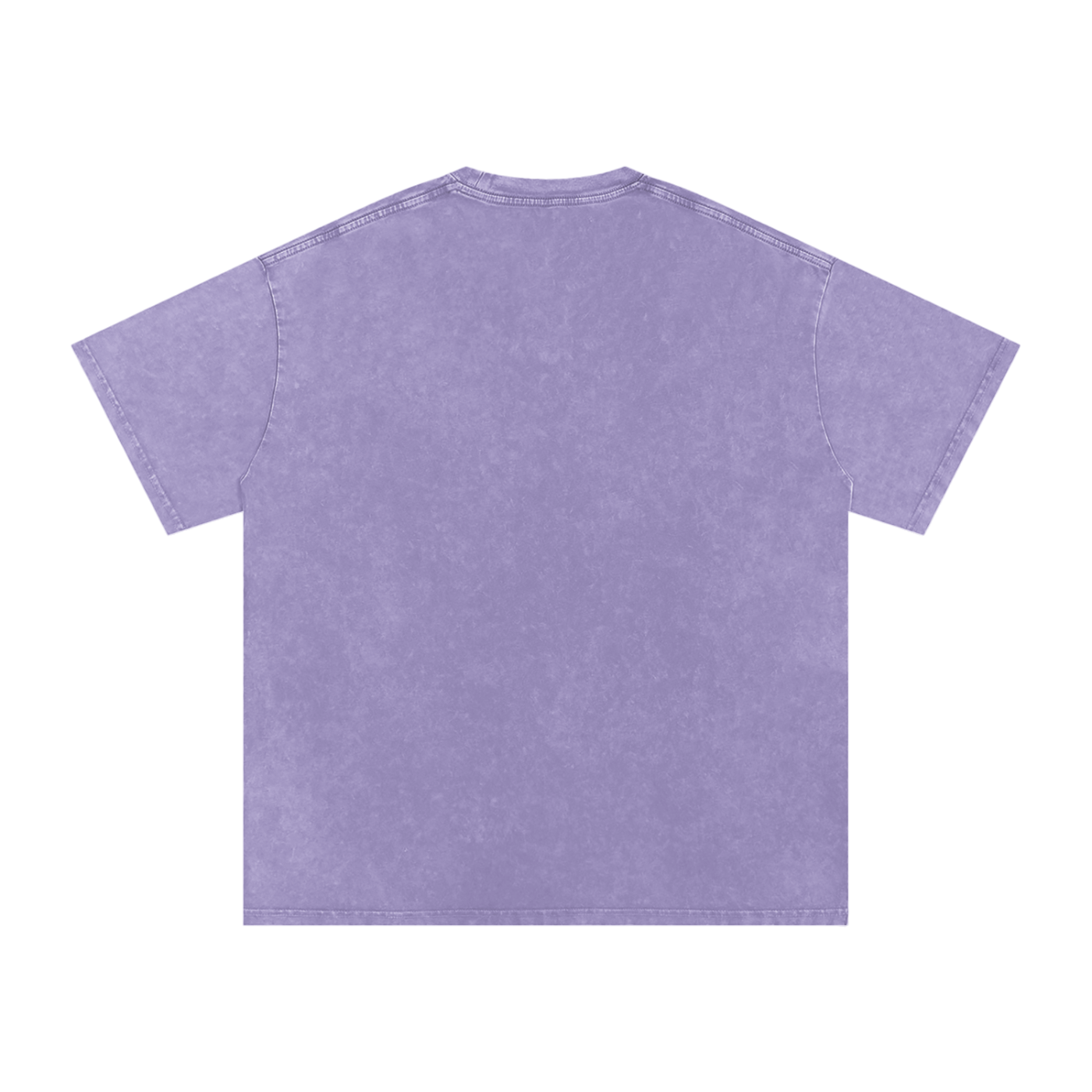 Snow Washed Oversized Cotton T-Shirt (Black Lettering)